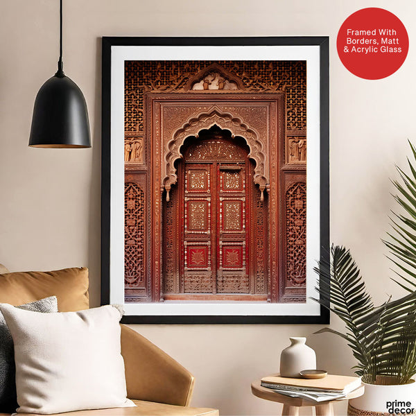 Beautiful Historic Door Of A Palace | Abstract Nature Artwork #00593