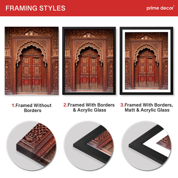 Beautiful Historic Door Of A Palace | Abstract Nature Artwork #00593