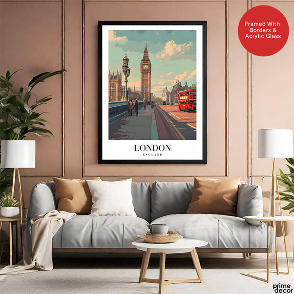 London City England | Abstract Travel Artwork #00608