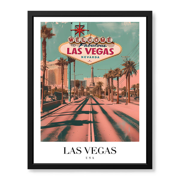 Las Vegas City USA | Abstract Travel Artwork #00612