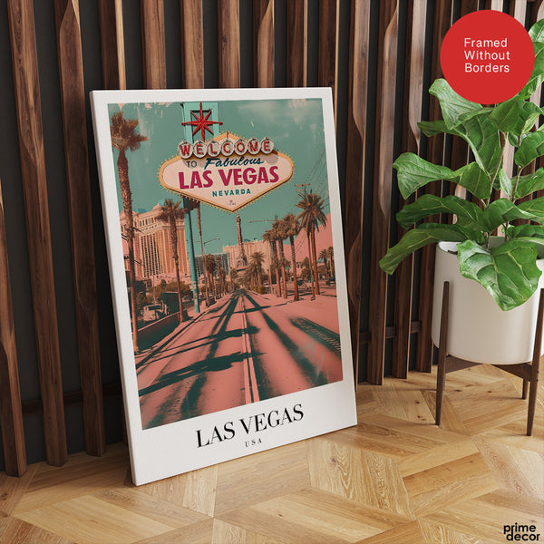 Las Vegas City USA | Abstract Travel Artwork #00612
