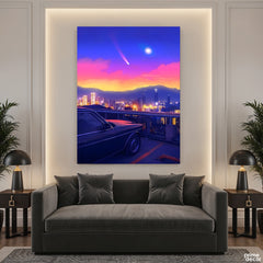 Comet Over Neon City