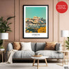Athens City Greece | Abstract Travel Artwork #00620