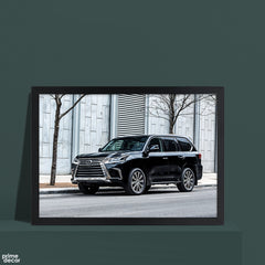Black Lexus LX 570 Luxury SUV | Cars Wall Art - Prime Décor