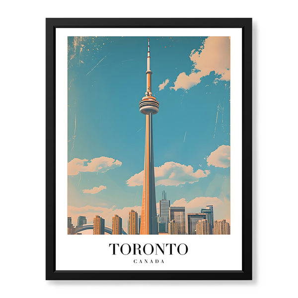 Toronto City Canada | Abstract Travel Artwork #00622
