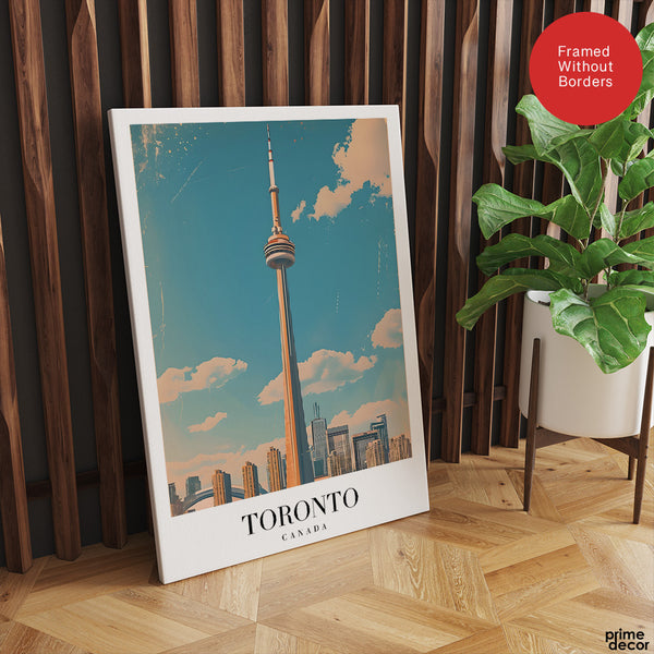Toronto City Canada | Abstract Travel Artwork #00622