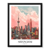 Shanghai City China | Abstract Travel Artwork #00625