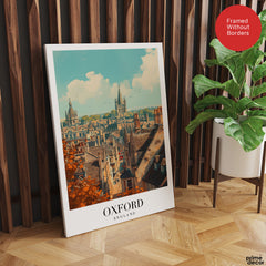 Oxford City England | Abstract Travel Artwork #00628