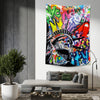 Statue of Liberty Abstract Urban Style Art | Graffiti Tapestry