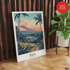 Bali City Indonesia | Abstract Travel Artwork #00634