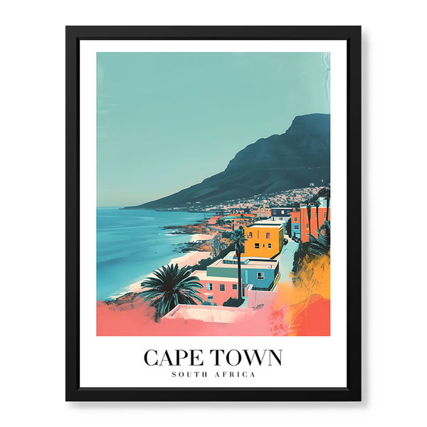 Cape Town City South Africa | Abstract Travel Artwork #00645
