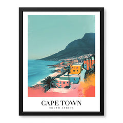 Cape Town City South Africa | Abstract Travel Artwork #00645