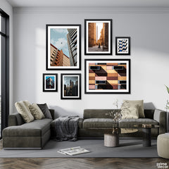 Urban Architectural Closeup Shots (6 Panel) Architecture Wall Art - Prime Décor