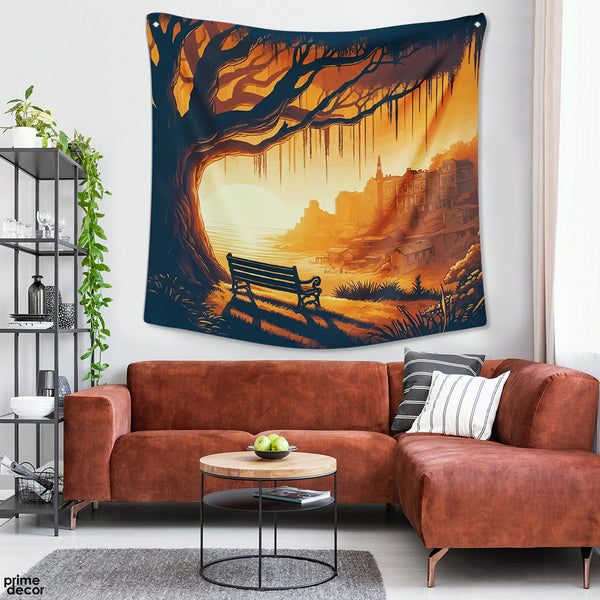Beautiful View Of Sunset From A Lake | Nature Tapestry