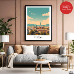 Vienna City Austria | Abstract Travel Artwork #00654