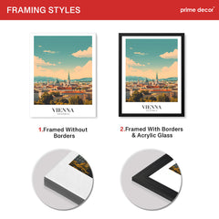 Vienna City Austria | Abstract Travel Artwork #00654