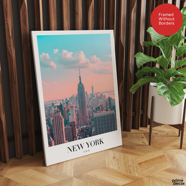 New York City USA | Abstract Travel Artwork #00655