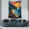 Beautiful Beach View With Sunset | Nature Tapestry=