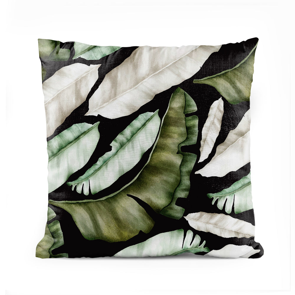 Elegant Seamless Tropical Leaves | Nordic Cushion #069 - Prime Décor