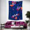 Beautiful Floral Artwork With Birds | Cultural Fashion Tapestry