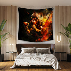 A Boxer Precision Strike | Gym Tapestry