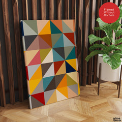 Abstract Colorful Triangle Pattern Artwork | Abstract Fashion Artwork #00720