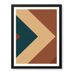 Blue Brown & Beige Abstract Pattern Artwork | Abstract Fashion Artwork #00723
