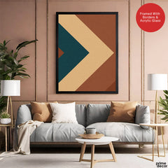 Blue Brown & Beige Abstract Pattern Artwork | Abstract Fashion Artwork #00723