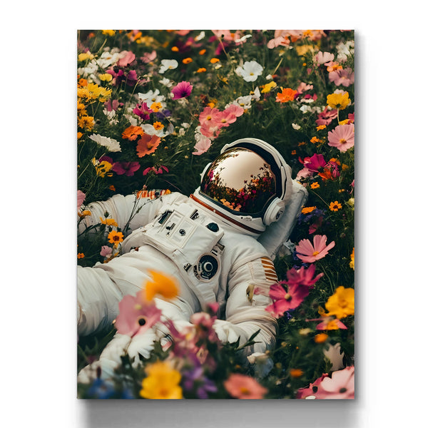 Astronaut Resting In Bloom