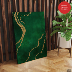 Mystic Marble Series Artwork - Emerald | Abstract Signature Artwork #00733