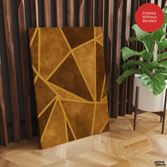 Mystic Marble Series Pattern - Brown & Gold | Abstract Signature Artwork #00737