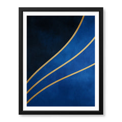Mystic Marble Series - Blue & Gold | Abstract Signature Artwork #00741
