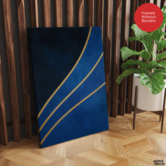 Mystic Marble Series - Blue & Gold | Abstract Signature Artwork #00741