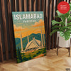 Islamabad Pakistan Illustration City Poster | Travel Artwork #00745