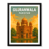 Gujranwala Pakistan Illustration City Poster | Travel Artwork #00752