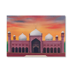 Badshahi Mosque Original Painting Acrylic Wall Art | Handmade Painting
