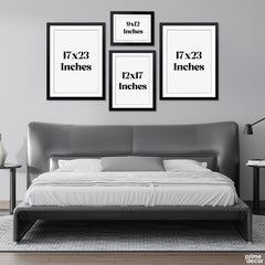 Urban Infrastructure Grayscale B&W Luxury (4 Panel) Architecture Wall Art - Prime Décor