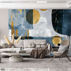 Abstract Multicolor Hand Paint Style Artwork | Abstract Wallpaper Mural