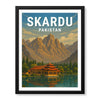 Skardu Northern Pakistan Illustration Poster | Travel Artwork #00763
