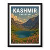 Kashmir Northern Pakistan Illustration Poster | Travel Artwork #00764