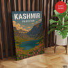 Kashmir Northern Pakistan Illustration Poster | Travel Artwork #00764