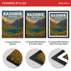 Kashmir Northern Pakistan Illustration Poster | Travel Artwork #00764