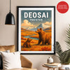 Deosai Plains Northern Pakistan Illustration Poster | Travel Artwork #00768