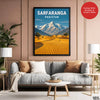 Sarfaranga Cold Desert Northern Pakistan Illustration Poster | Travel Artwork #00770