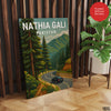 Nathia Gali Northern Pakistan Illustration Poster | Travel Artwork #00771