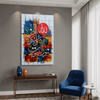 Ayat an-Nur "Allahu Nur" Modern Abstract Calligraphy Handmade Painting