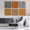 Animal Skin Pattern (6 Panel) Animal Wall Art