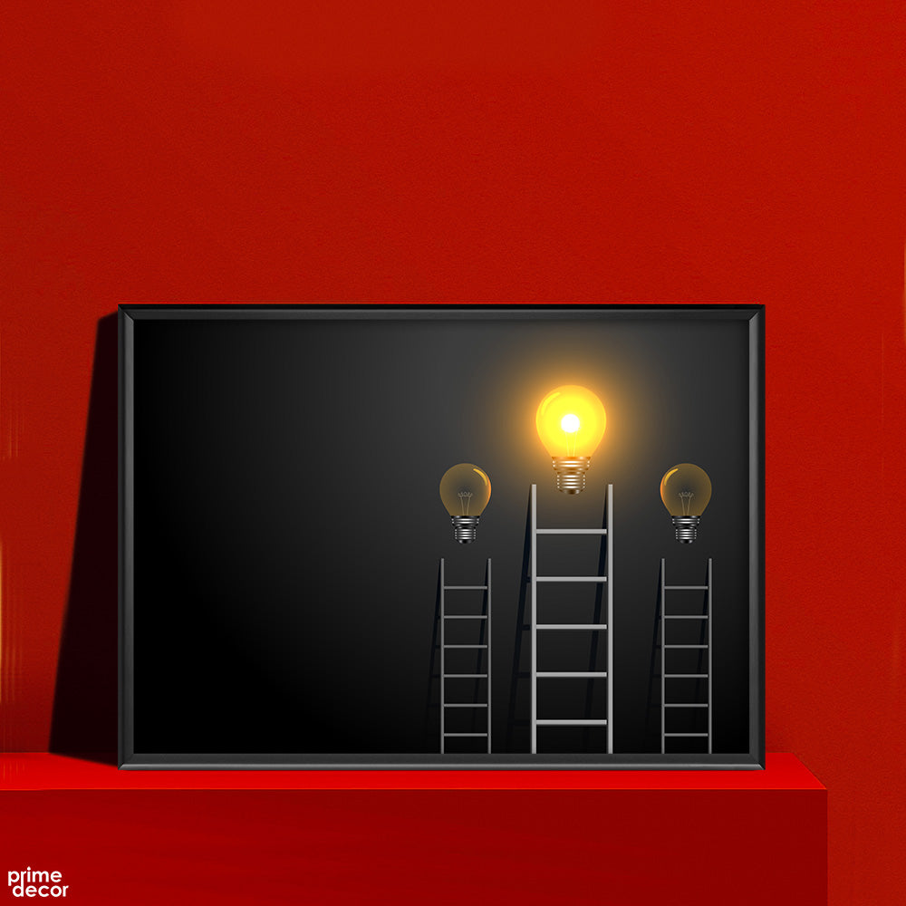 Success Ladders | Office Poster Wall Art - Prime Décor