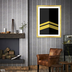 Geometric Minimal Kaaba Design (Single Panel) Islamic Wall Art - Prime Décor