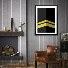 Geometric Minimal Kaaba Design (Single Panel) Islamic Wall Art - Prime Décor